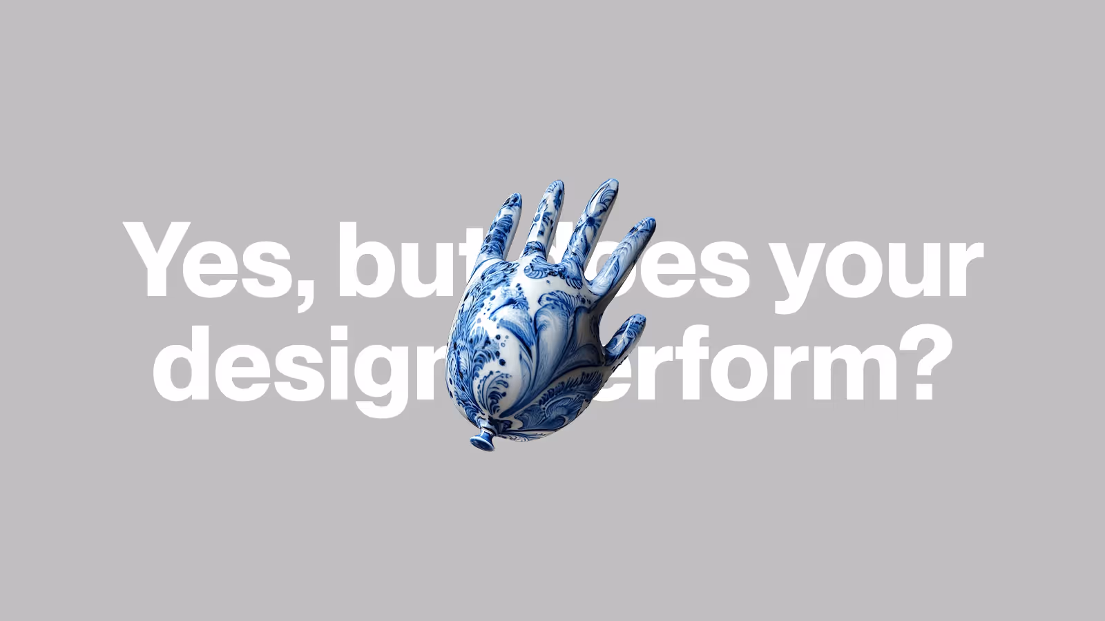 Abstract visual thumbnail for a critique of user-centric design dogma